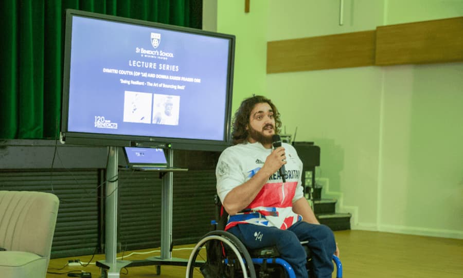 Former St Benedict’s pupil, Dimitri Coutya, wins Gold at the Paris Paralympics